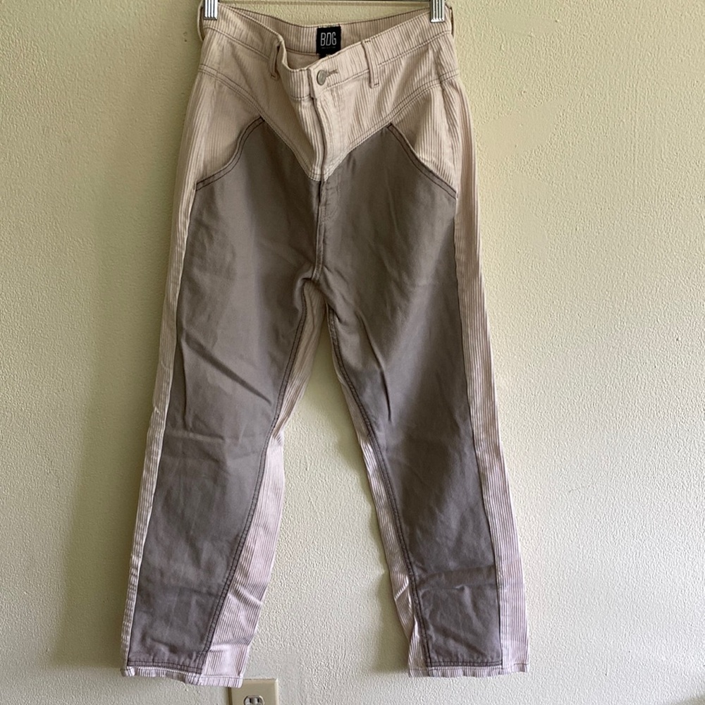 BDG Diana Colorblock Corduroy Yoke Pant
